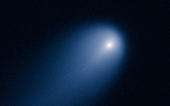 ISON comet viewed through NASA's Hubble Telescope in April 2013.